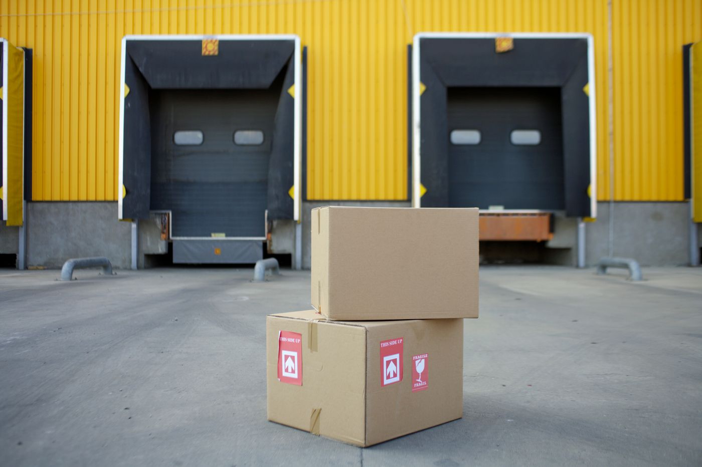 Shipping cartons prepared outside a commercial warehouse